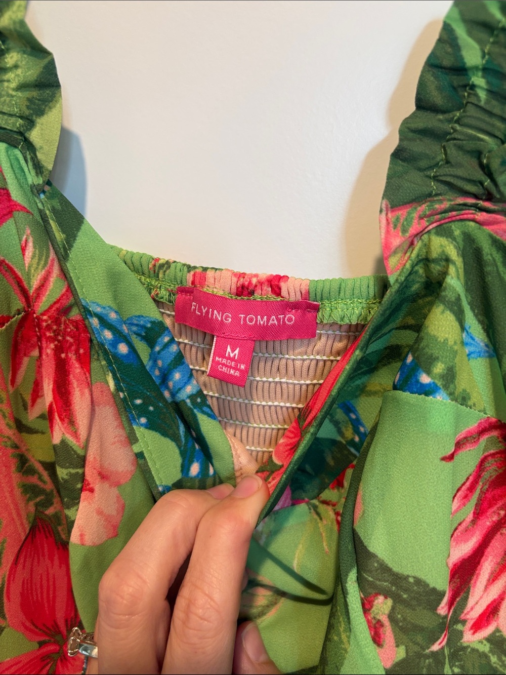 Flying Tomato Tropical Multicolor Tiered Maxi Dress - Picture 2 of 4